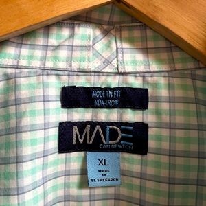 MADE Cam Newton Dress Shirt XL